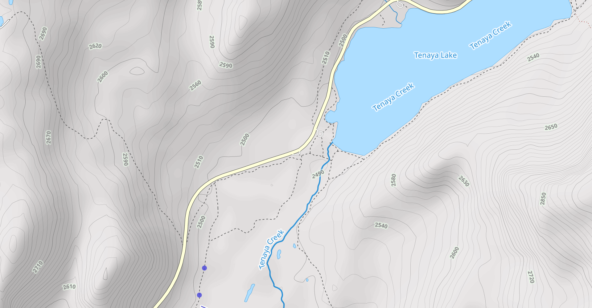 Tenaya Lake to May Lake to Mount Hoffman