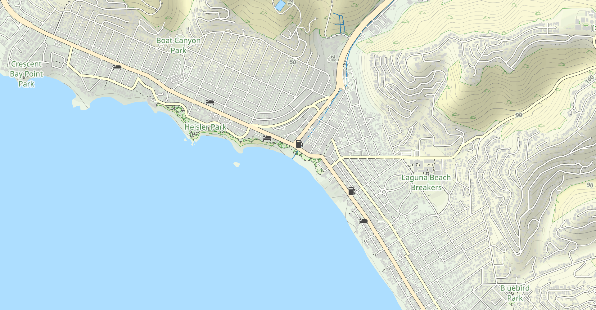 Laguna Beach and Bluffs