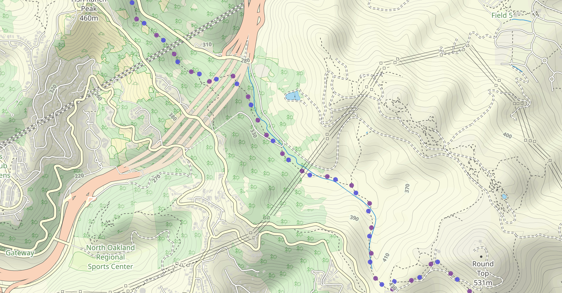 Bay Area Ridge and Nature Path Loop