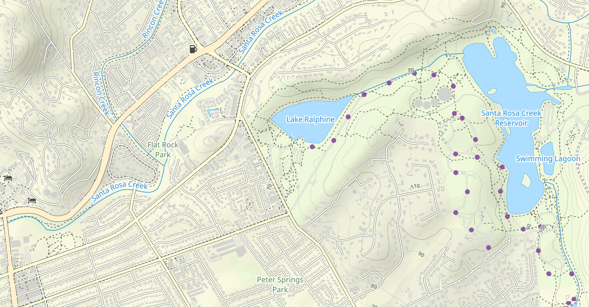Lake Ralphine Loop via Sullivan Ridge and Spring Lake Trail